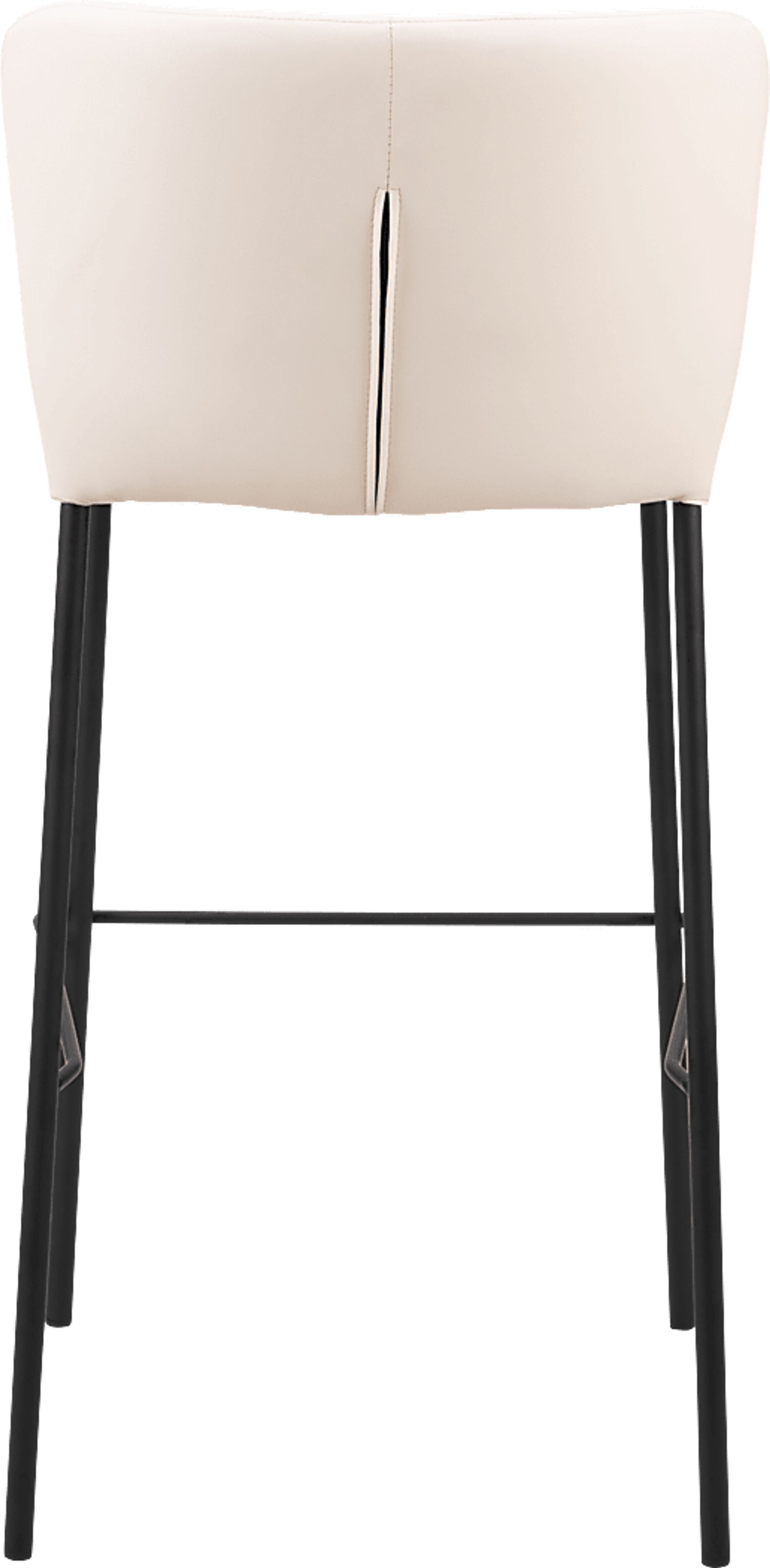 Ivie Beige Barstool, Set of 2 - Image 6
