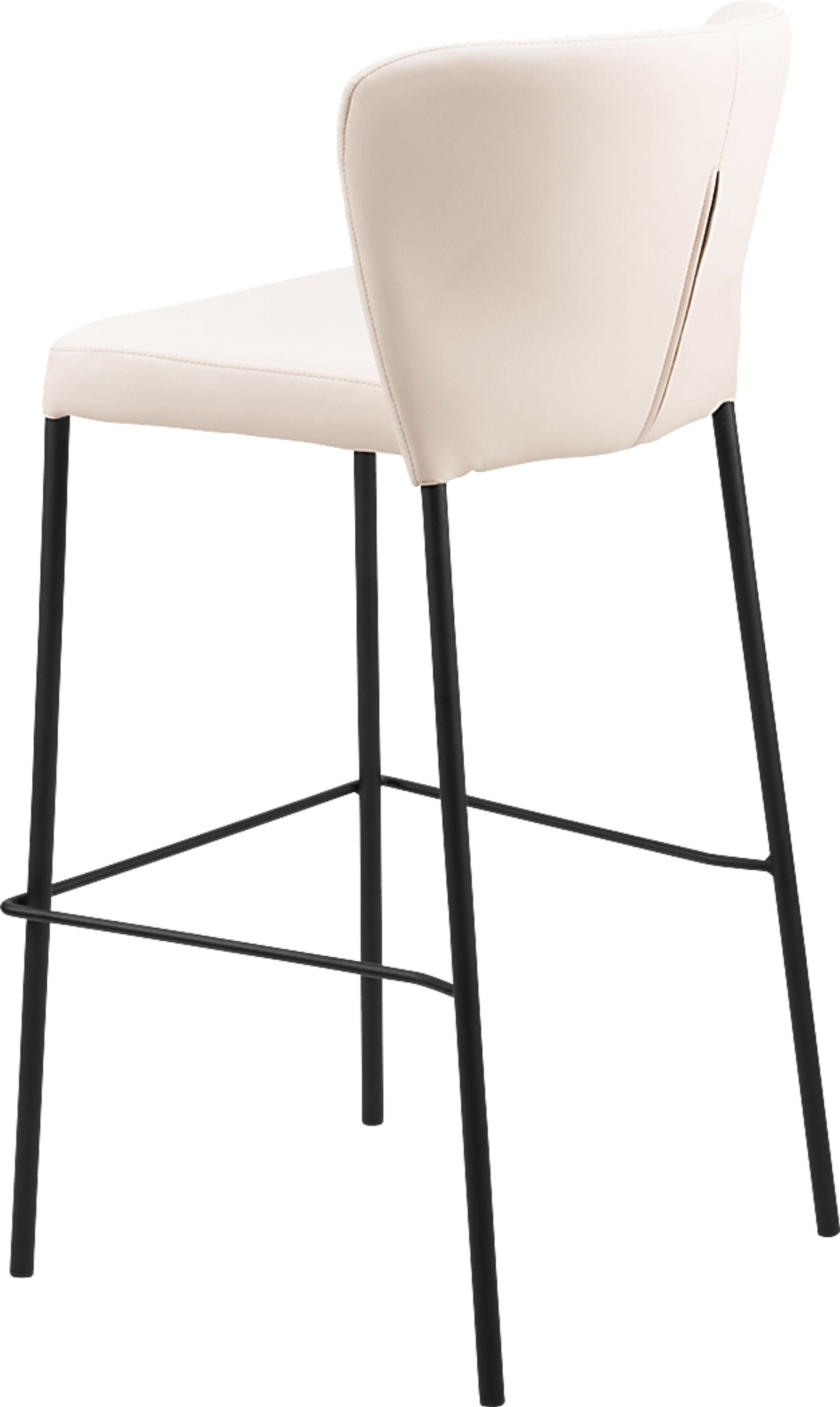 Ivie Beige Barstool, Set of 2 - Image 7