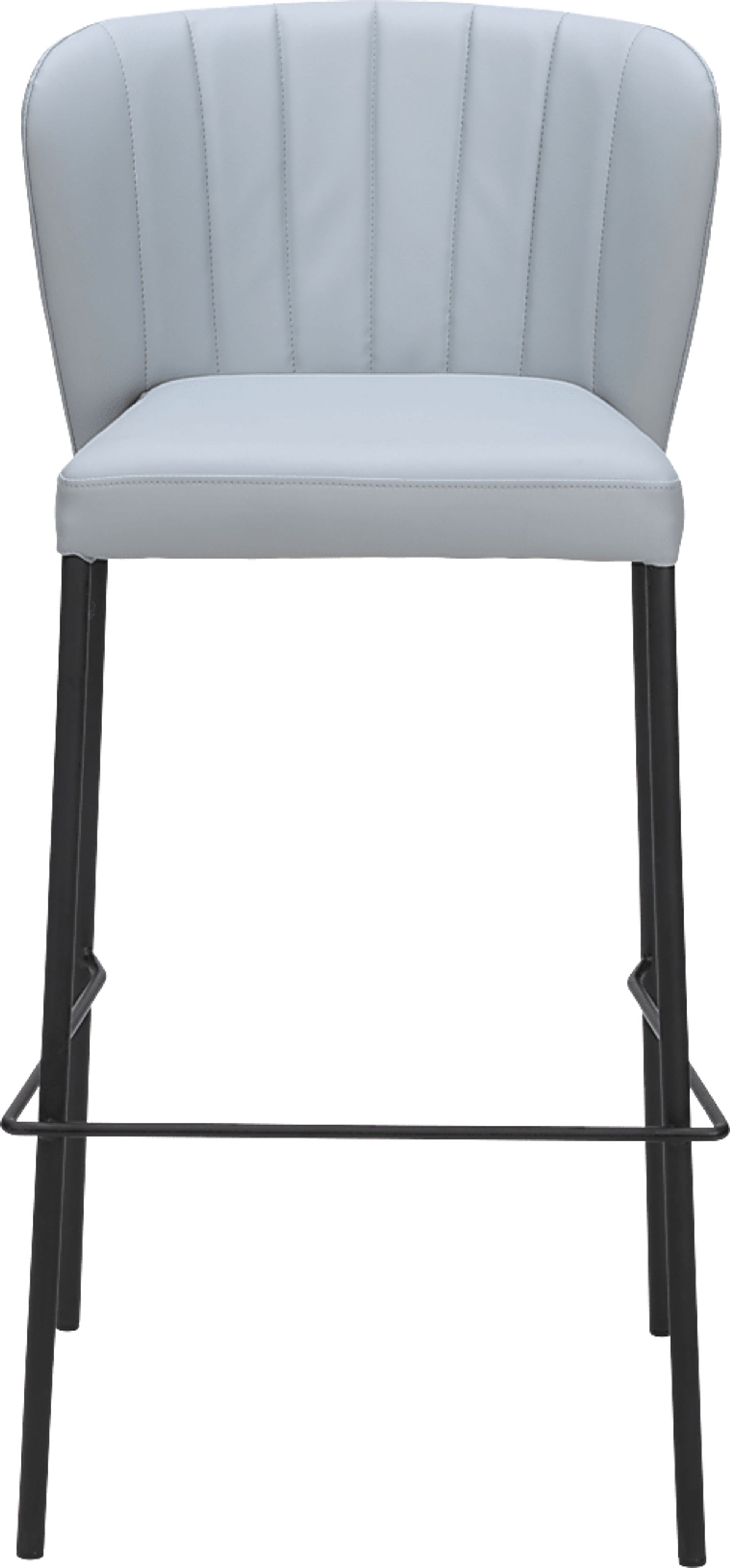 Ivie Gray Barstool, Set of 2 - Image 5