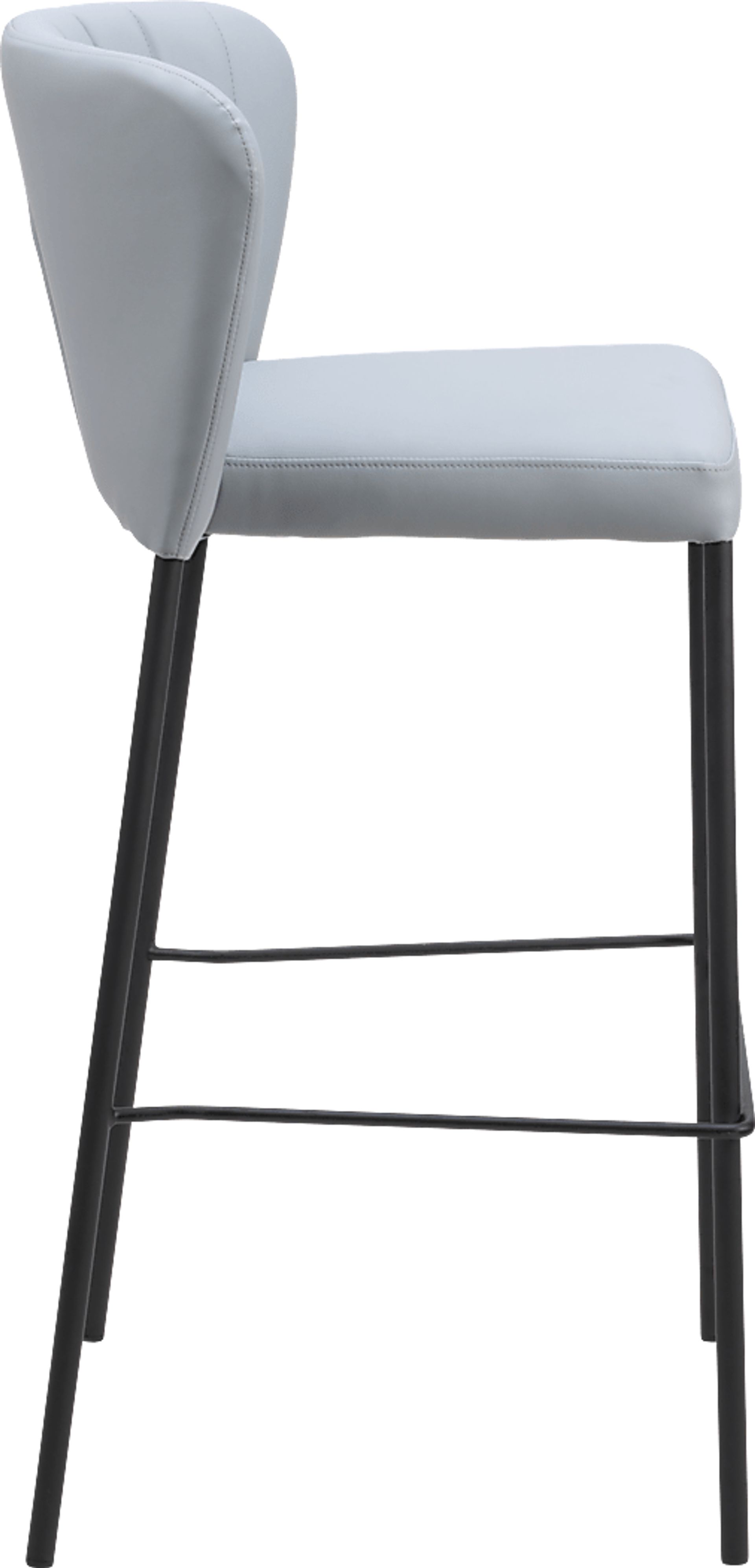 Ivie Gray Barstool, Set of 2 - Image 8