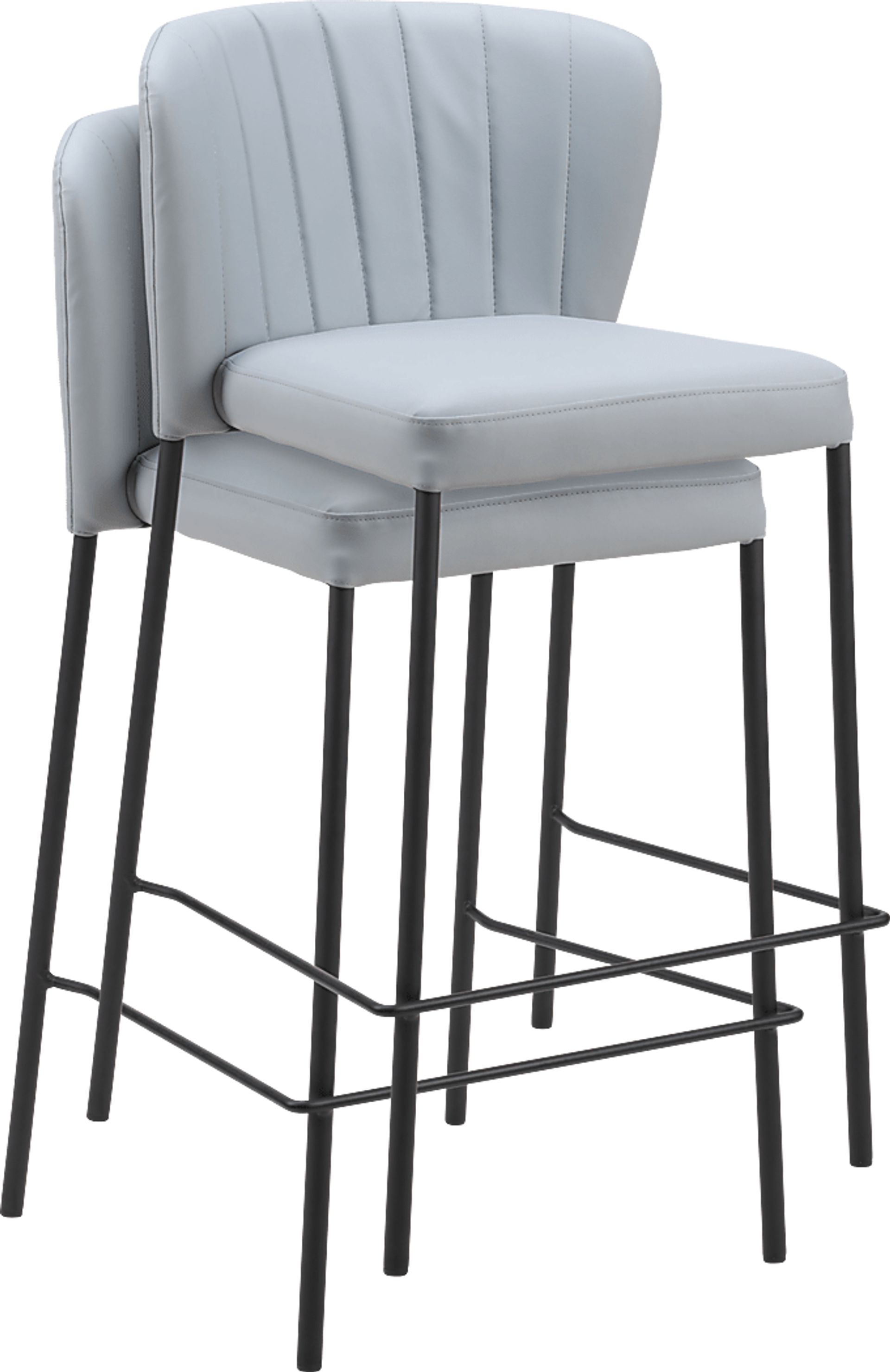Ivie Gray Counter Height Stools, Set of 2 - Image 8