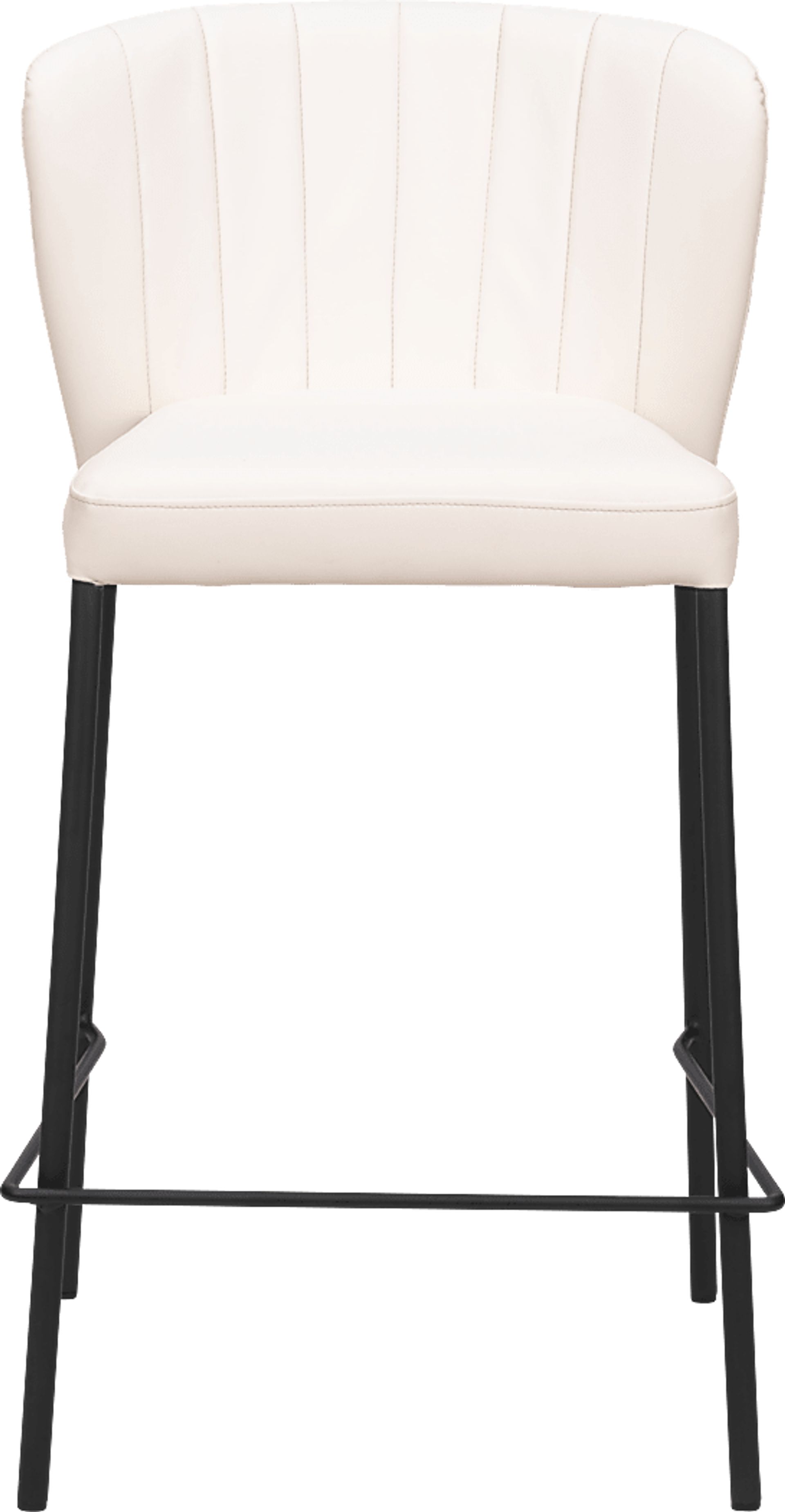 Ivie White Counter Height Stool, Set of 2 - Image 4