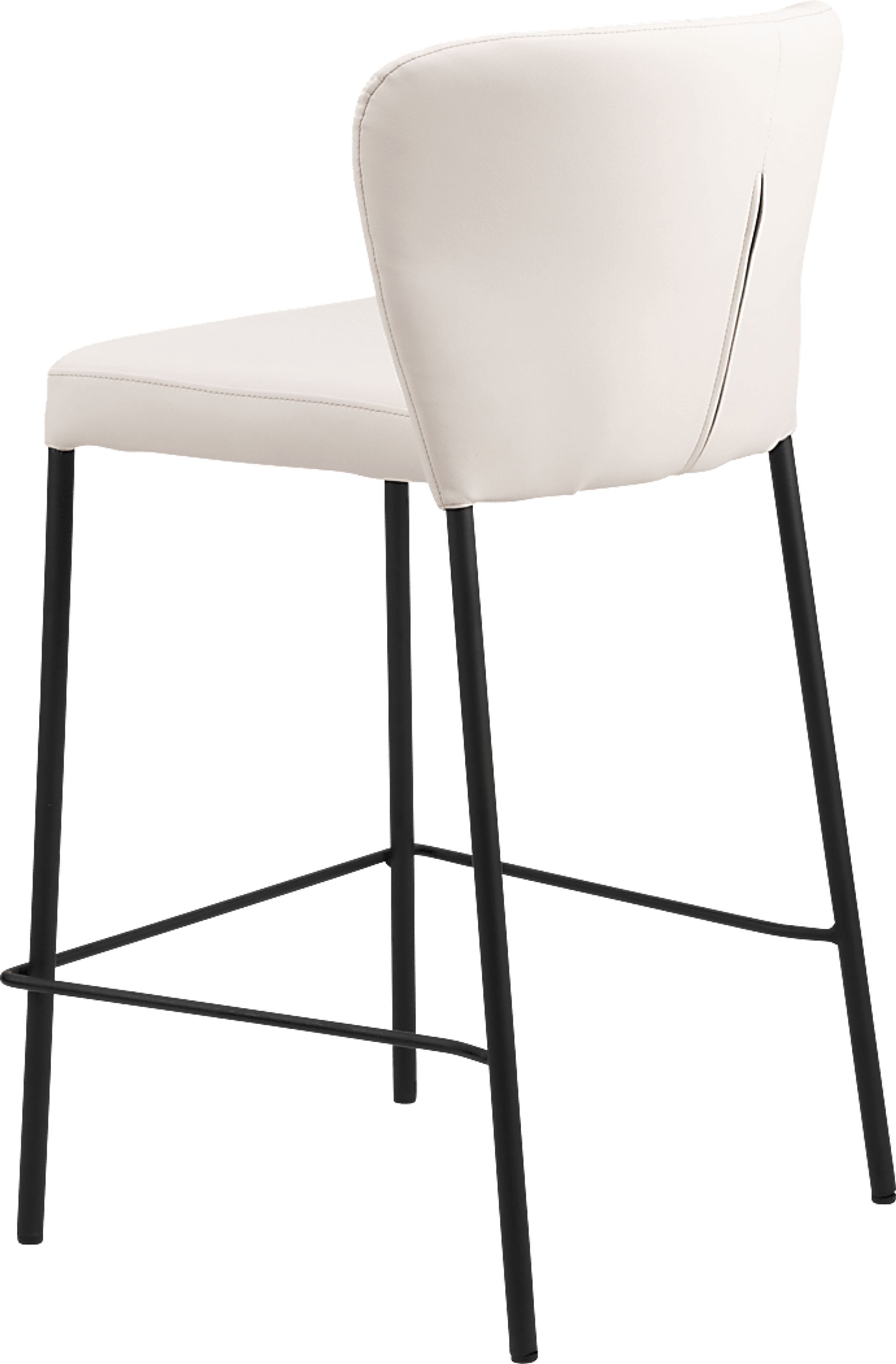 Ivie White Counter Height Stool, Set of 2 - Image 6