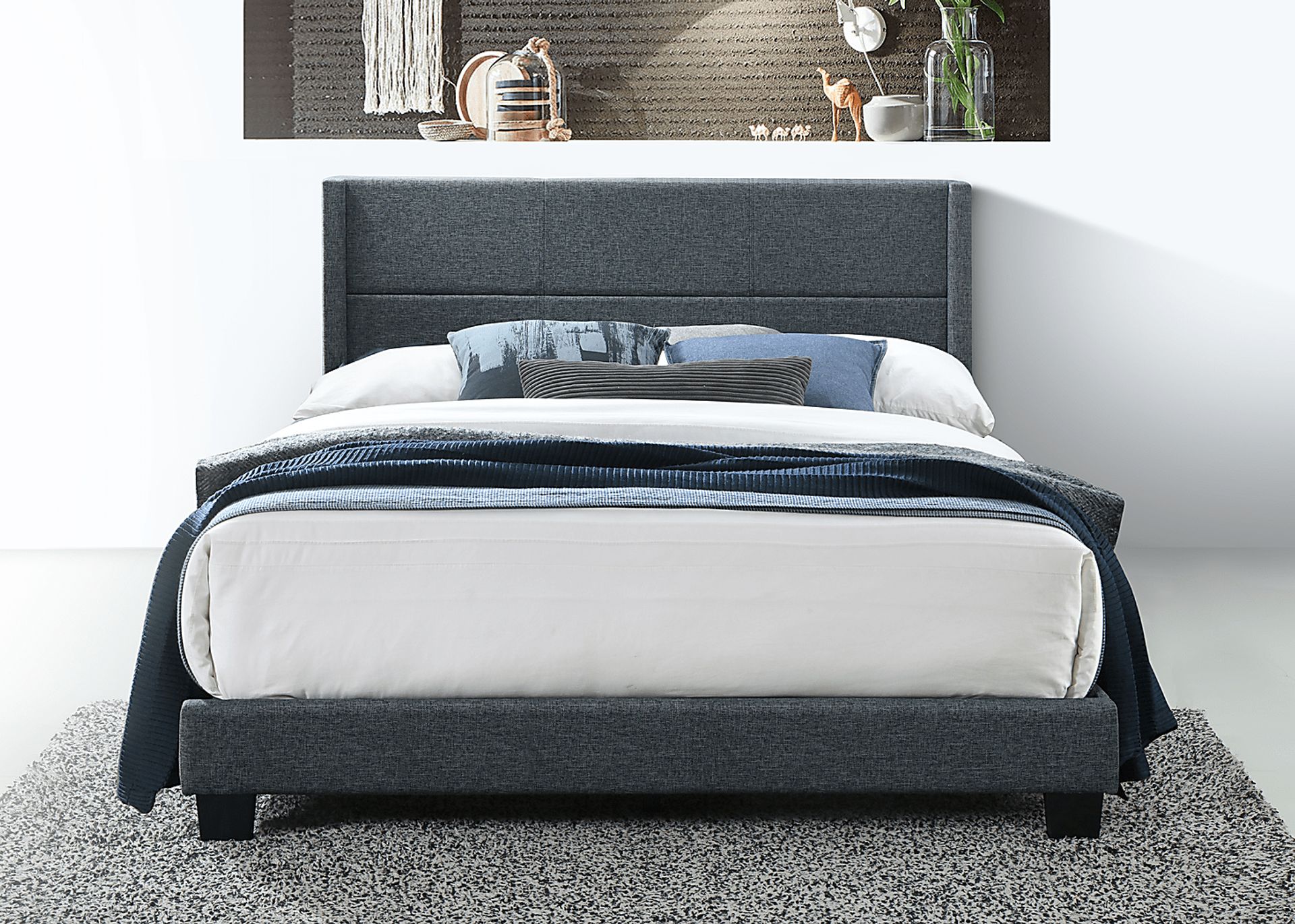 Ivin Gray Bed - Image 4