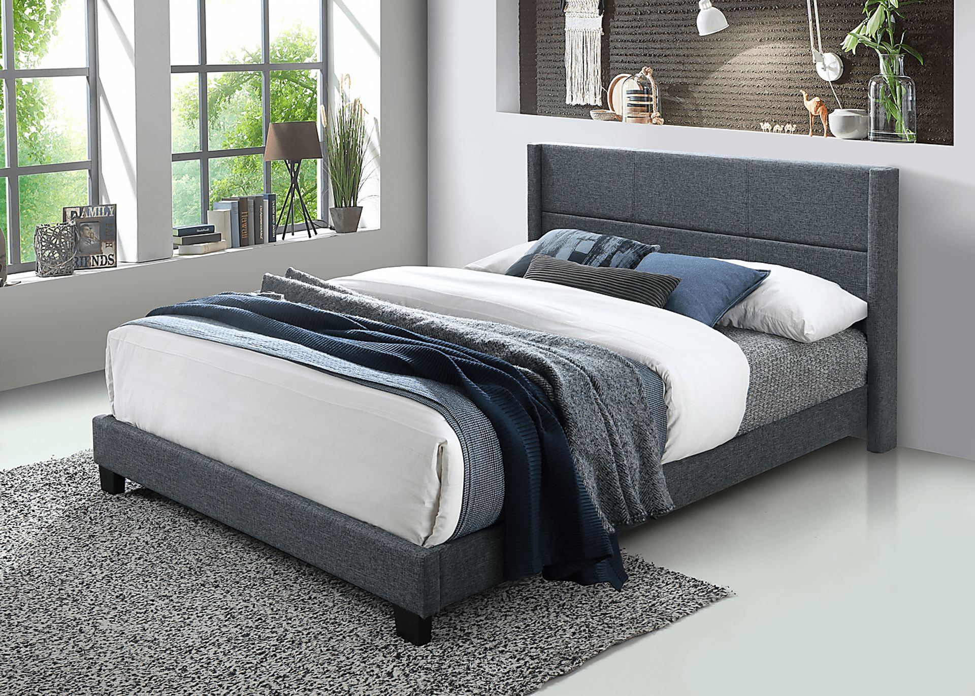 Ivin Gray Bed - Image 5