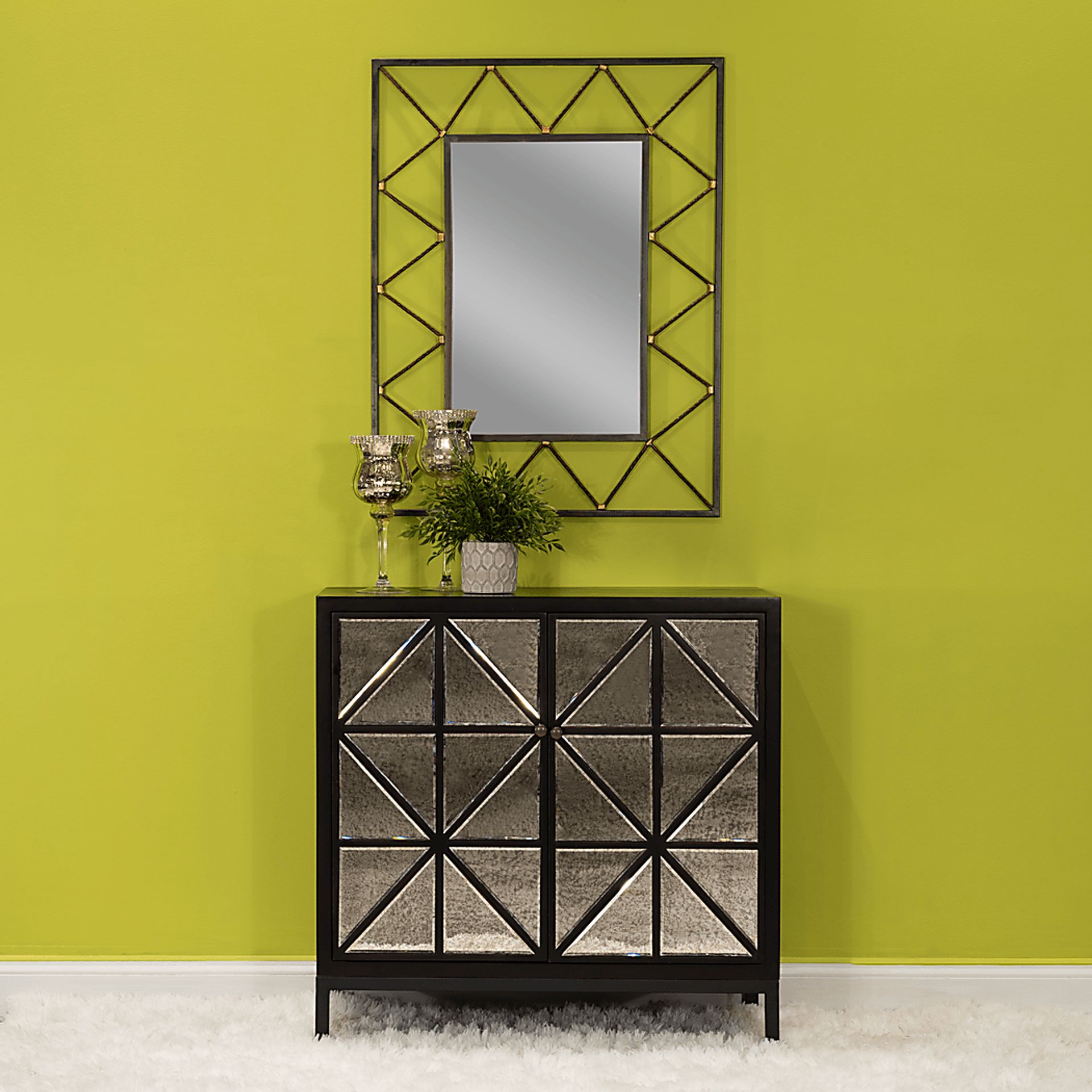 Ivonne Black Accent Cabinet - Image 3