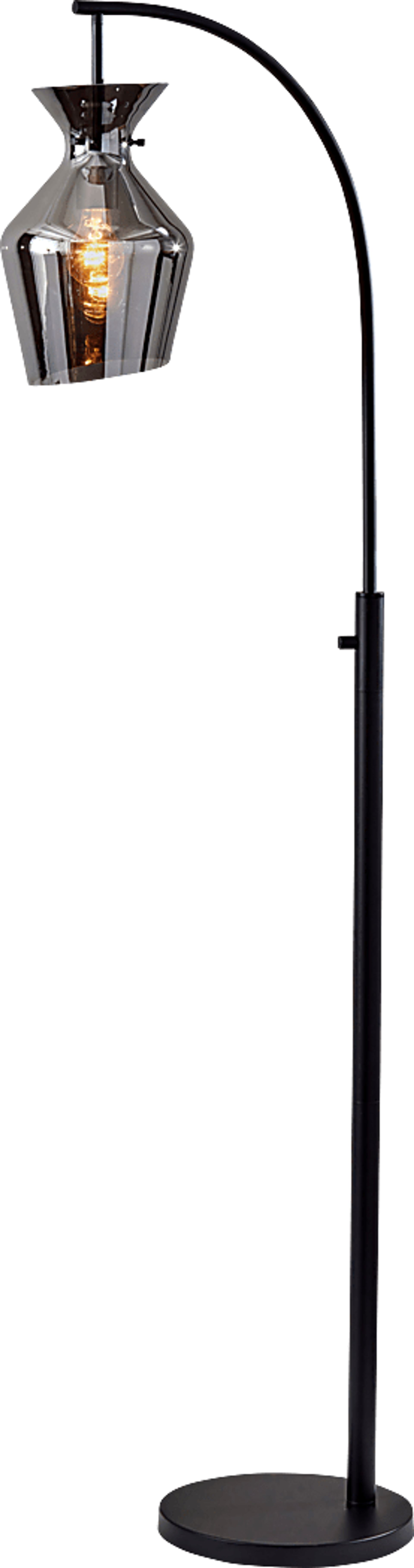 Ivor Creek Black Floor Lamp - Image 1