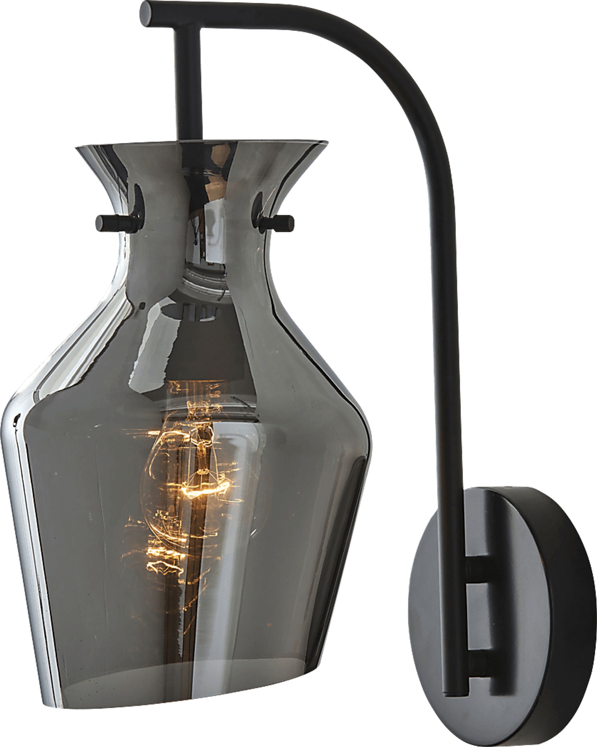 Ivor Creek Black Sconce - Image 1