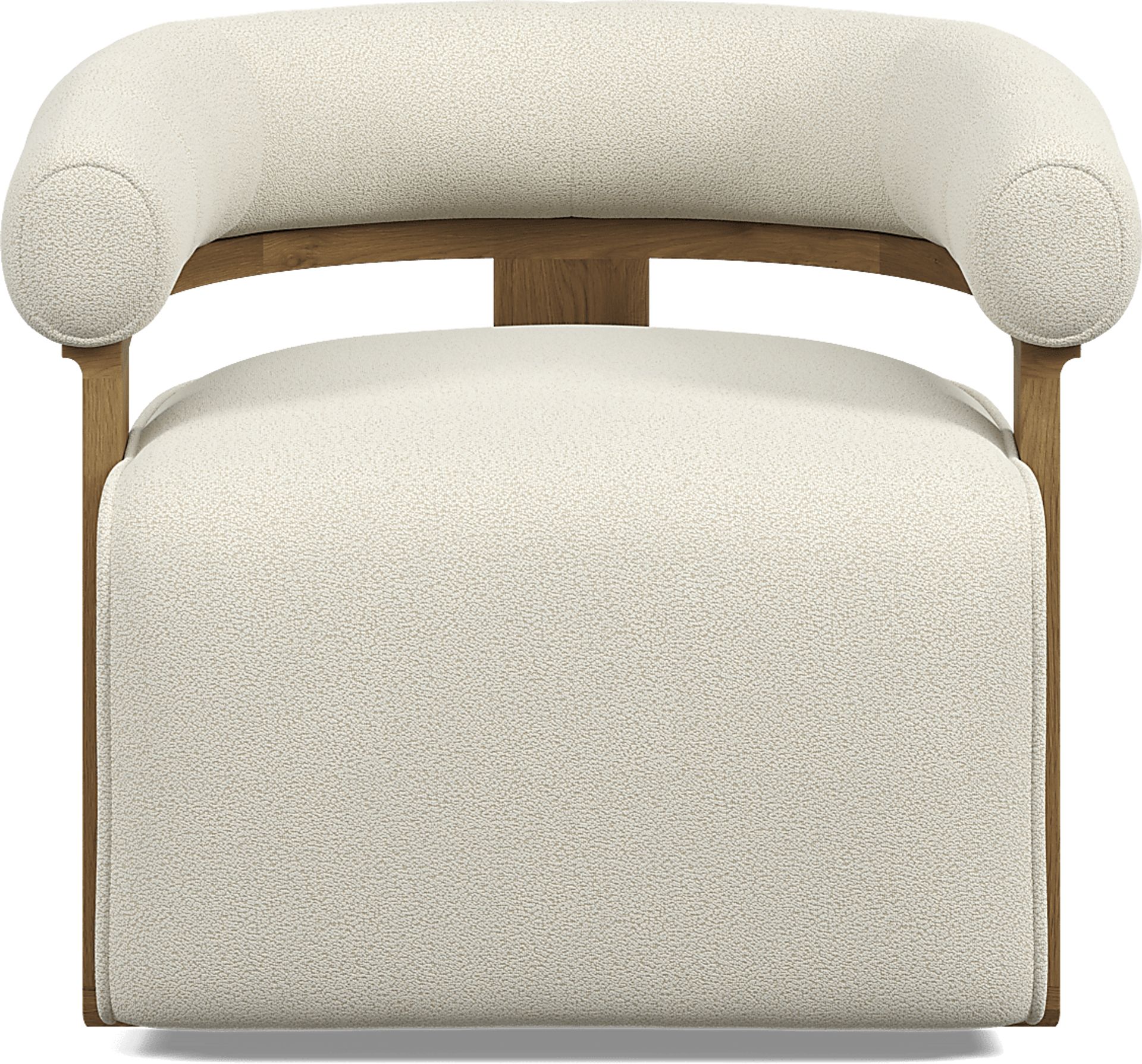 Ivory Beach Beige Accent Chair - Image 2