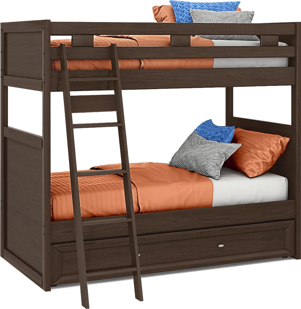 Ivy League 2.0 Walnut Twin/Twin Bunk Bed