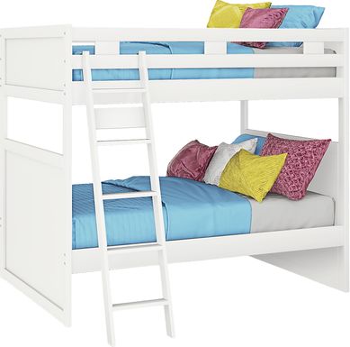 Ivy League 2.0 White Full/Full Bunk Bed