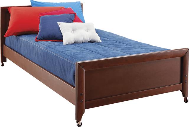 Ivy League Cherry 3 Pc Twin Low Profile Bed - Thumbnail - Image 1