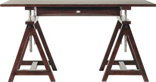Ivy League Cherry Adjustable Desk - Thumbnail - Image 1