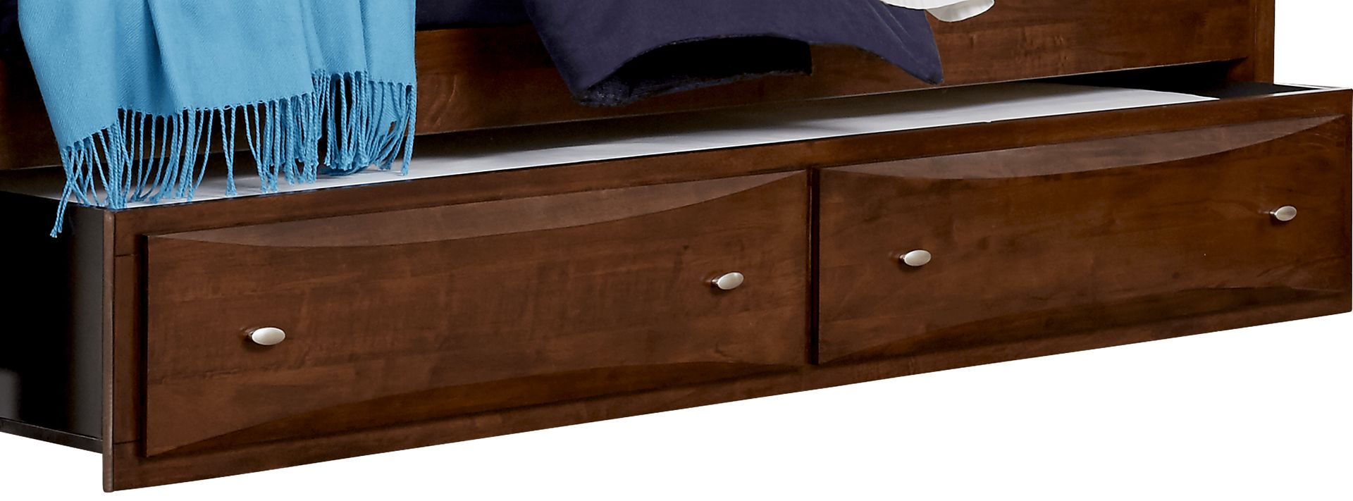 Ivy League Cherry Twin Storage Trundle - Image 1