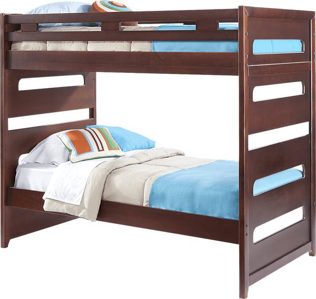 Ivy League Cherry Twin/Twin Bunk Bed - Thumbnail - Image 1