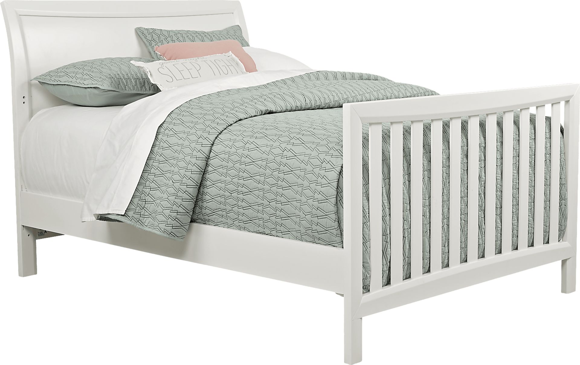 Ivy League White Crib with Toddler & Conversion Rails - Image 4
