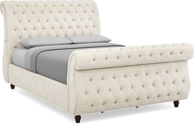 3 pc king upholstered bed