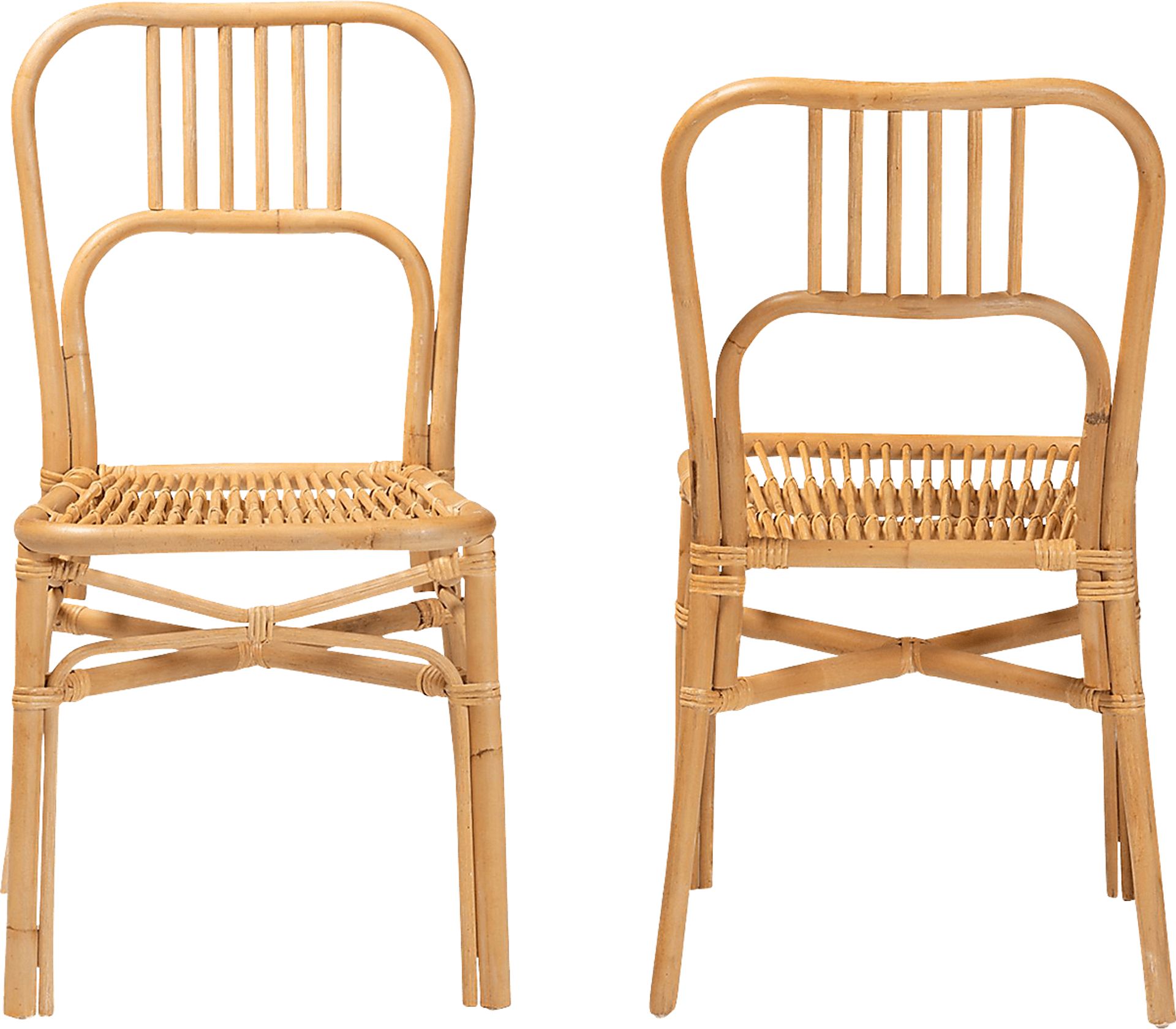 Ivyan Brown Side Chair, Set of 2 - Image 3