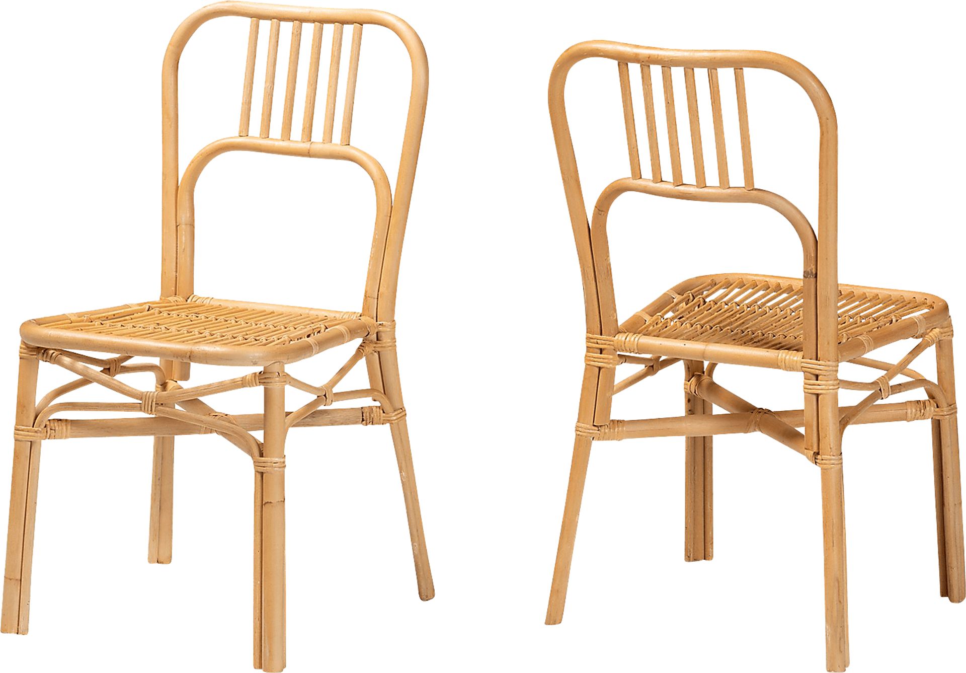 Ivyan Brown Side Chair, Set of 2 - Image 1