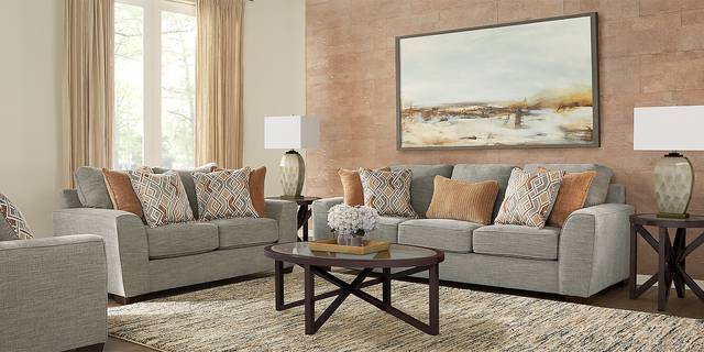 Ivyleigh Silver Sofa - Thumbnail - Image 2