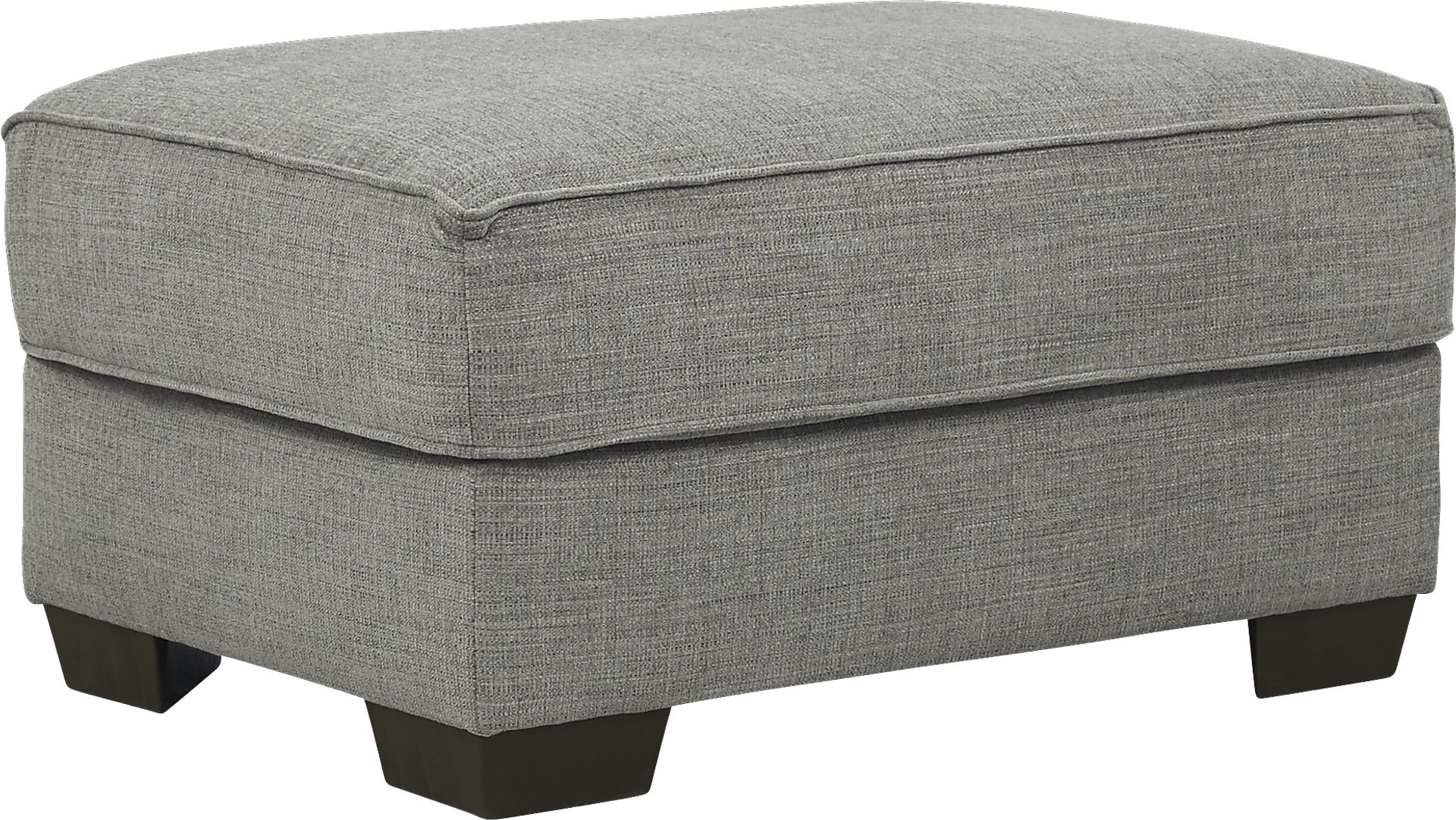 Ivyleigh Silver Ottoman - Image 1