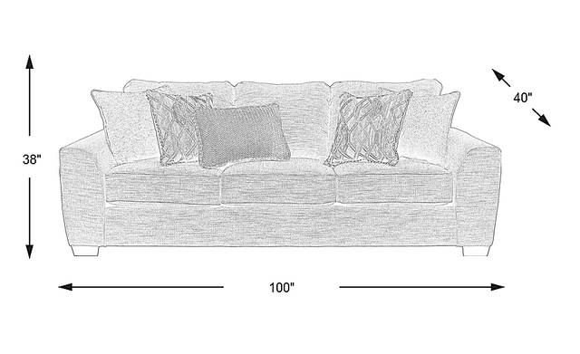 Dimension Image. Please refer to the Dimension Tab on this page for dimension details.