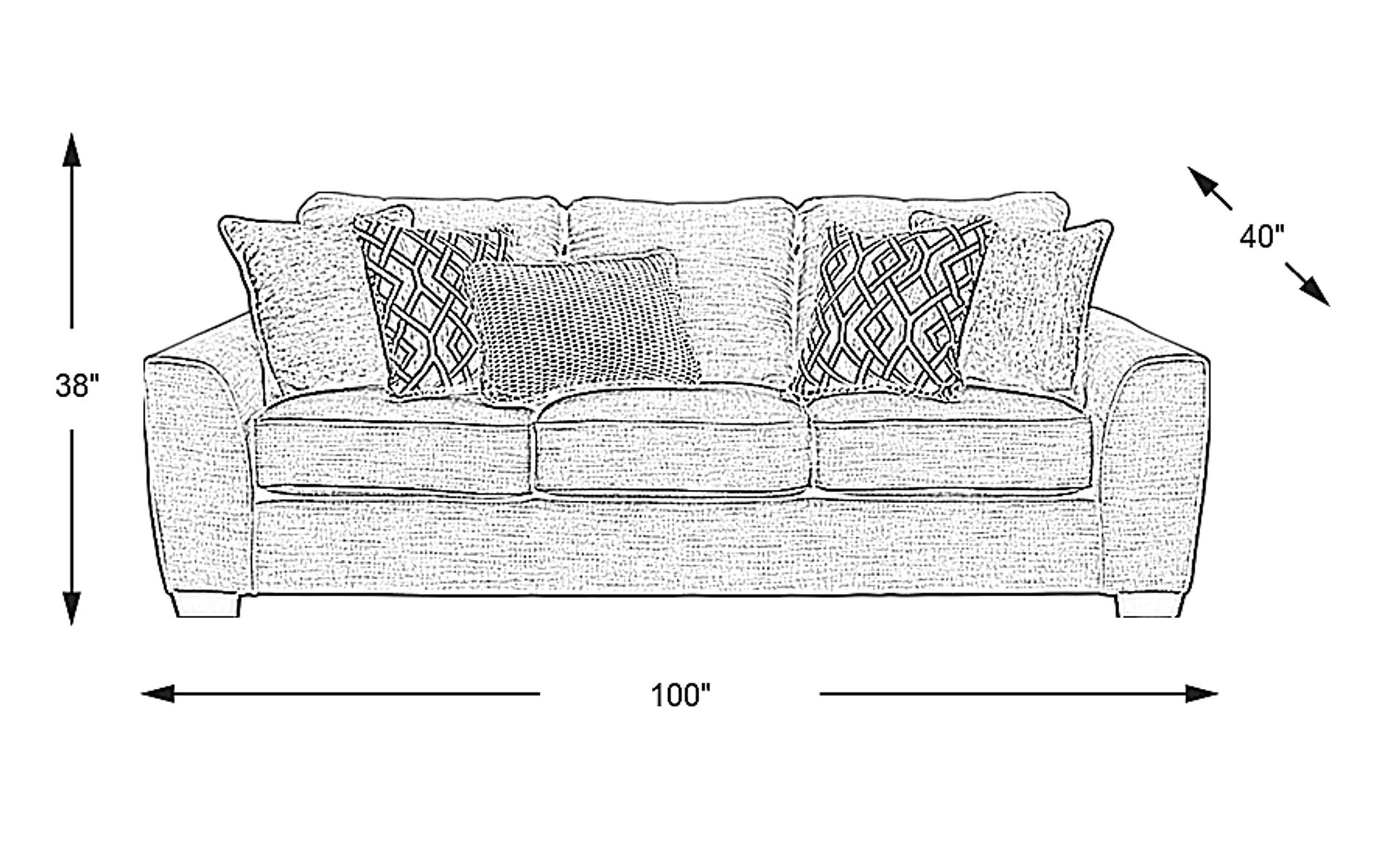 Dimension Image. Please refer to the Dimension Tab on this page for dimension details.
