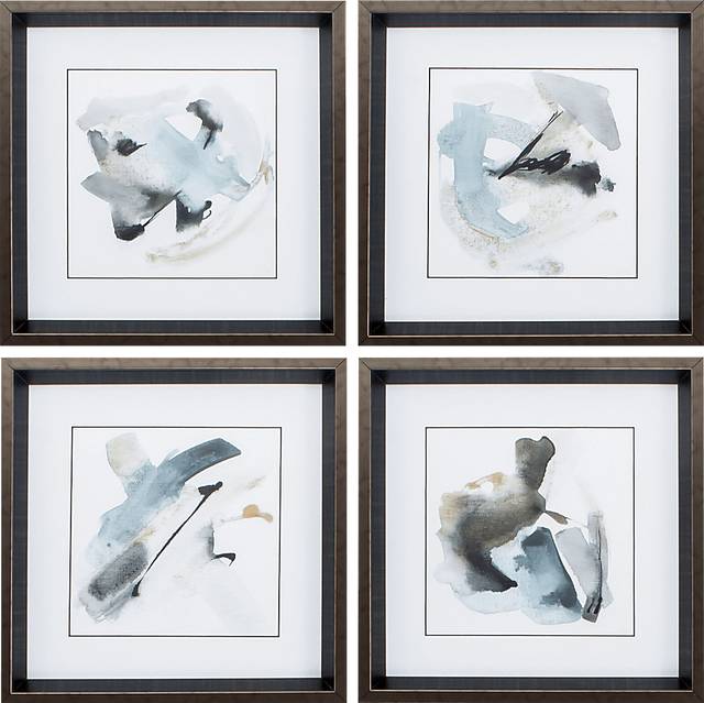 Ivylyn Gray Wall Art Set of 4 - Thumbnail - Image 1