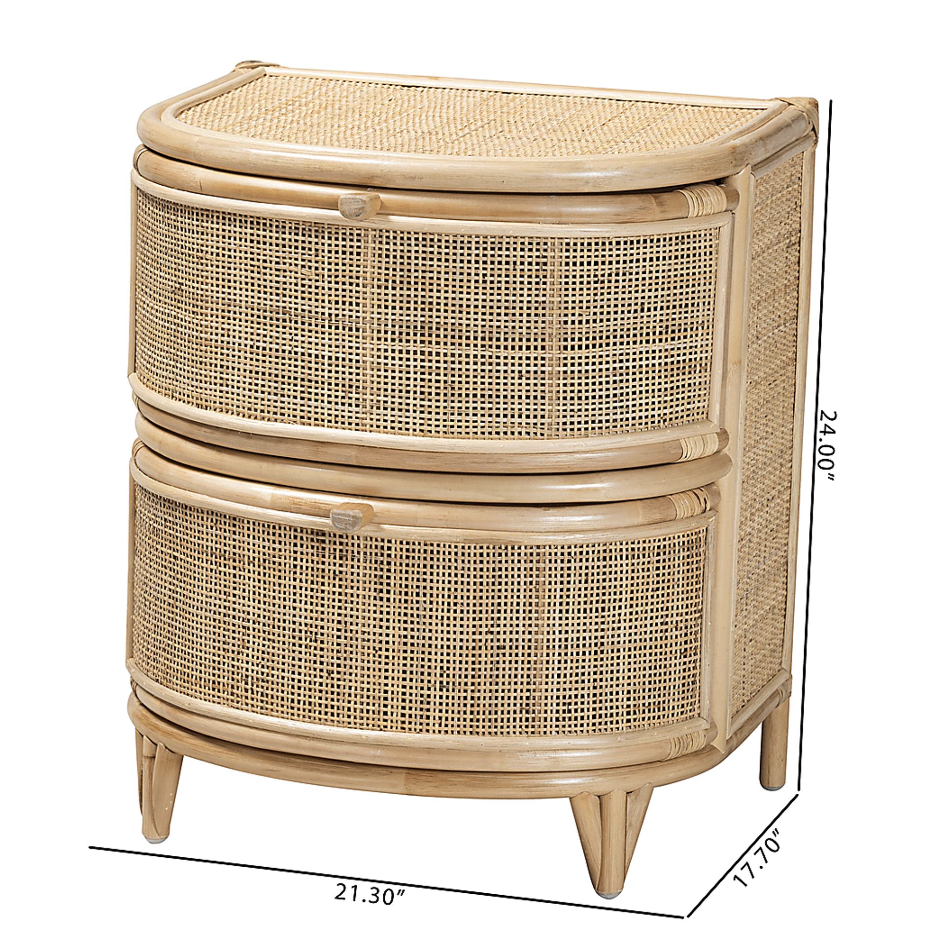 Ixora Brown Nightstand - Image 10