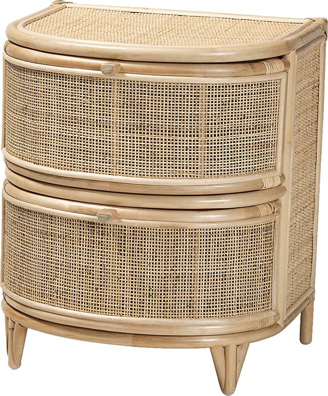 Ixora Brown Nightstand - Thumbnail - Image 1