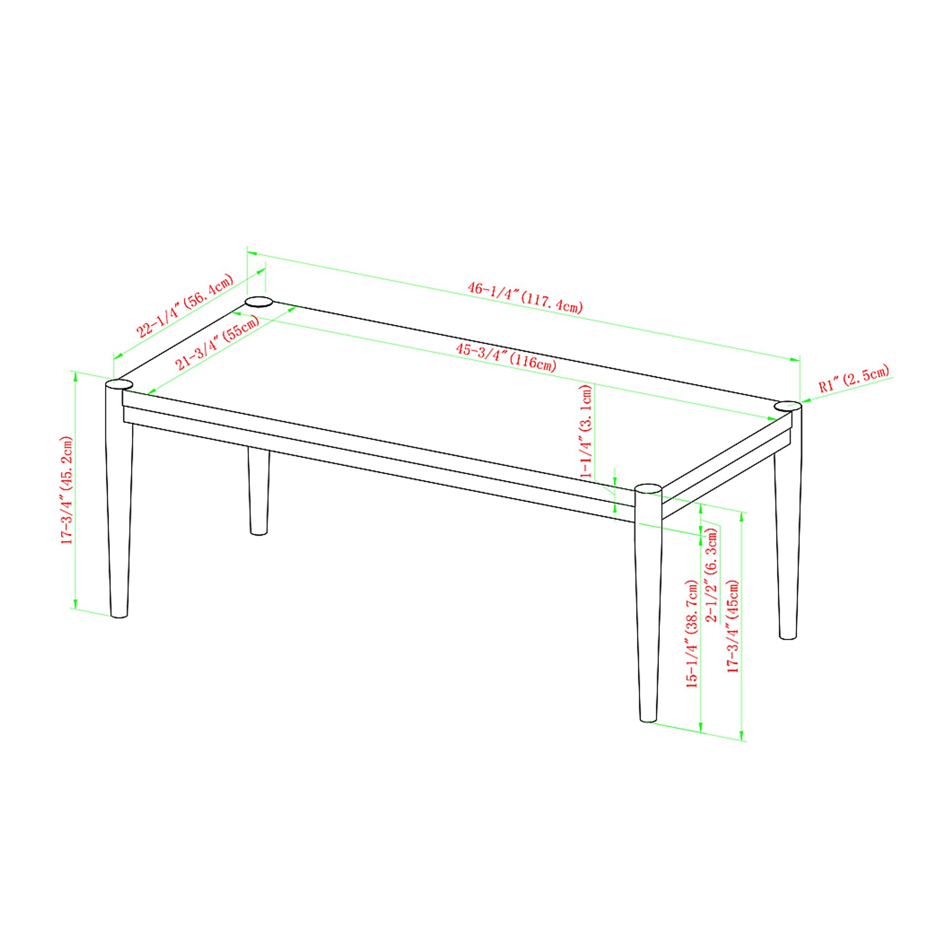 Ixworht Walnut Cocktail Table - Image 5