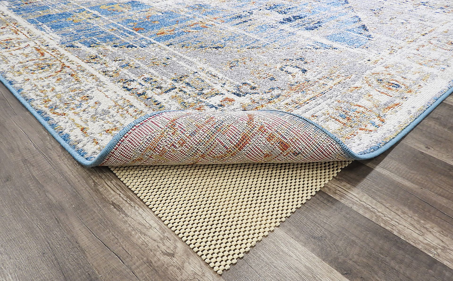 CosmoLiving By Cosmopolitan Izabella Blue 8' x 10' Rug - Image 3