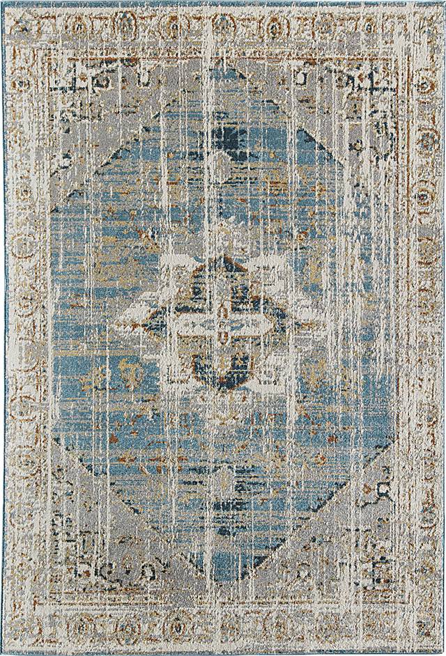 CosmoLiving By Cosmopolitan Izabella Blue 8' x 10' Rug - Thumbnail - Image 1