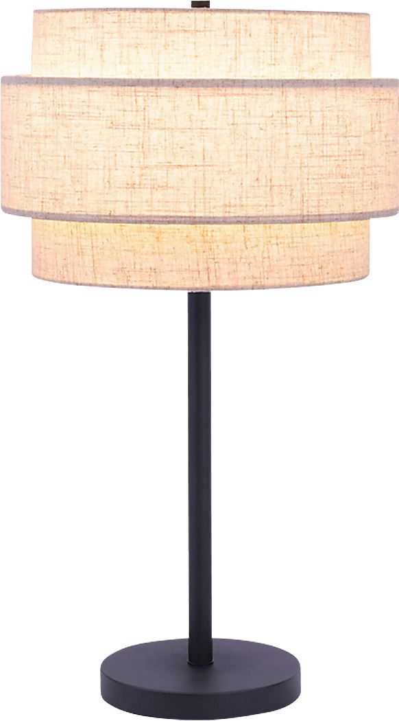 Izan View Black Table Lamp