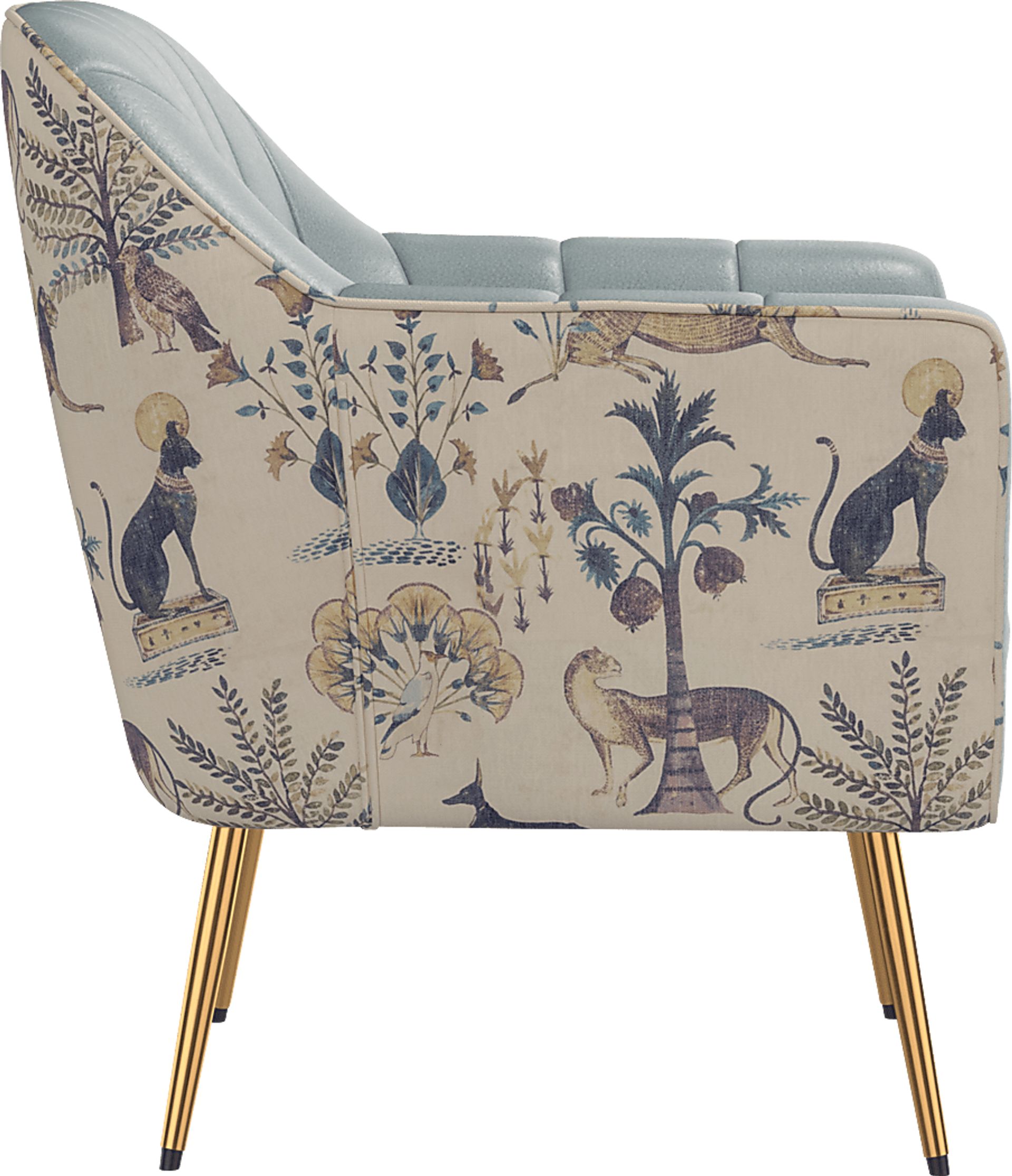 Izusa Blue Accent Chair - Image 4