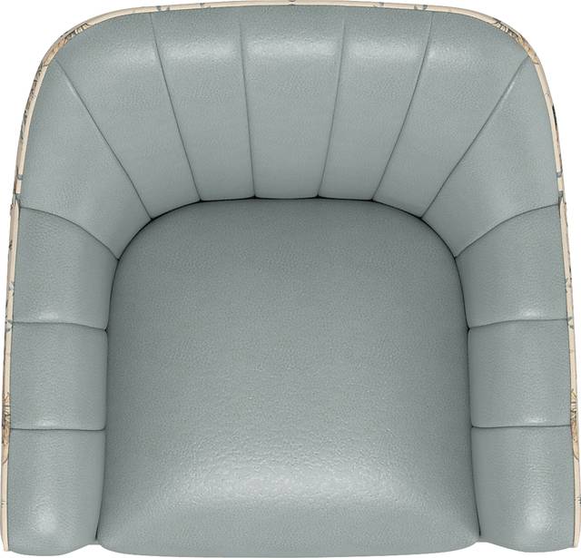 Izusa Blue Accent Chair - Thumbnail - Image 5