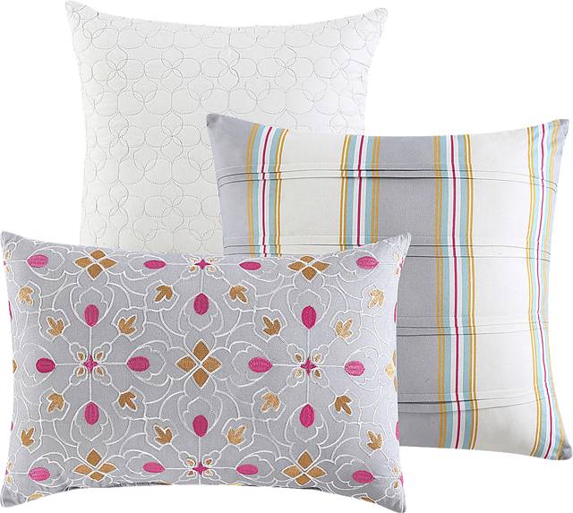 Jacabus Ivory Sage 7 Pc Queen Comforter Set - Thumbnail - Image 5