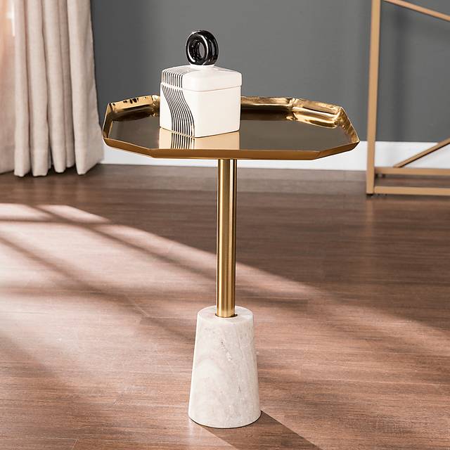 Jacelyn Gold Accent Table - Thumbnail - Image 2