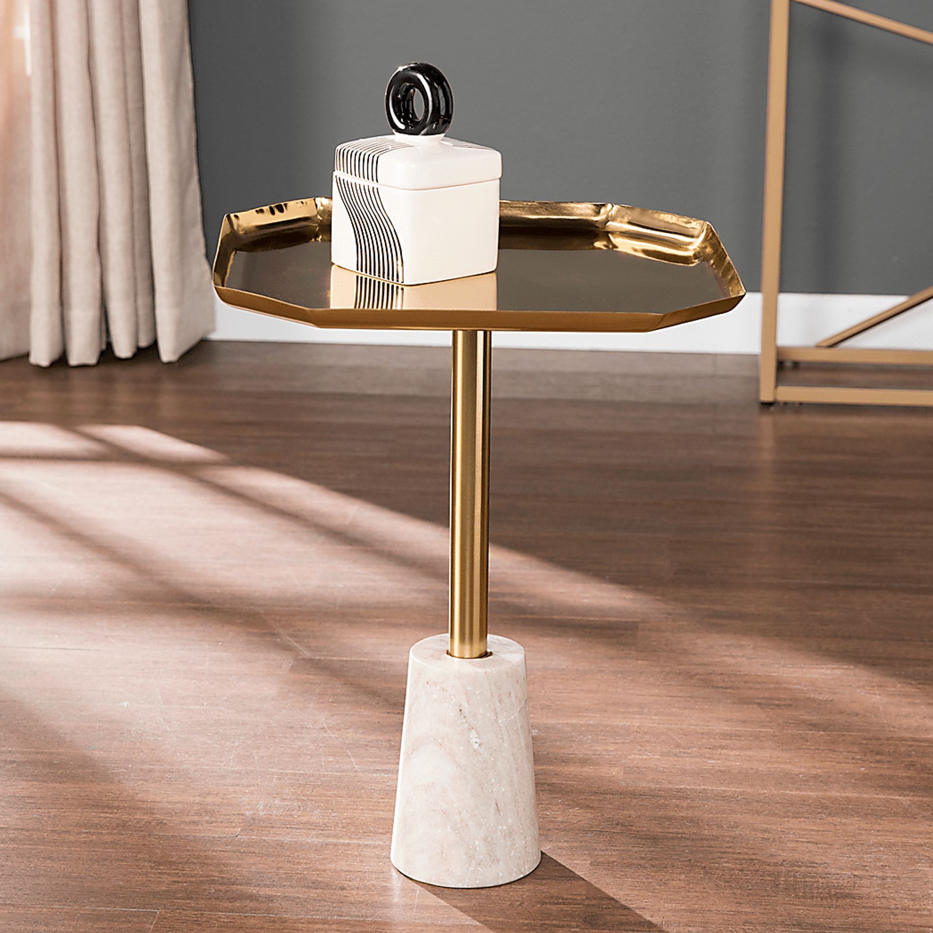 Jacelyn Gold Accent Table - Image 2