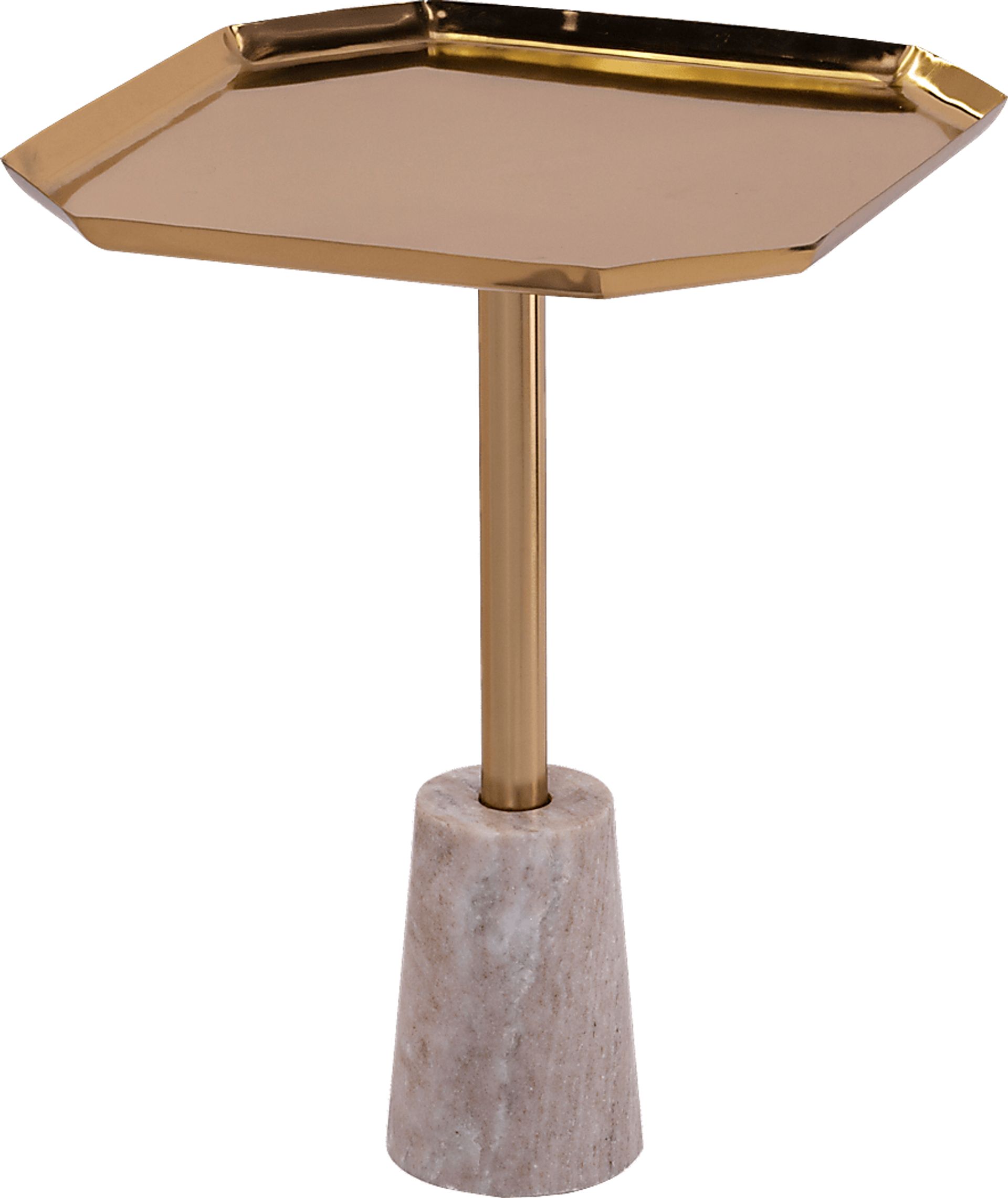 Jacelyn Gold Accent Table - Image 1