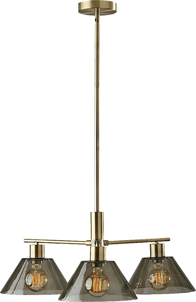 Jacelyn Point Brass Chandelier