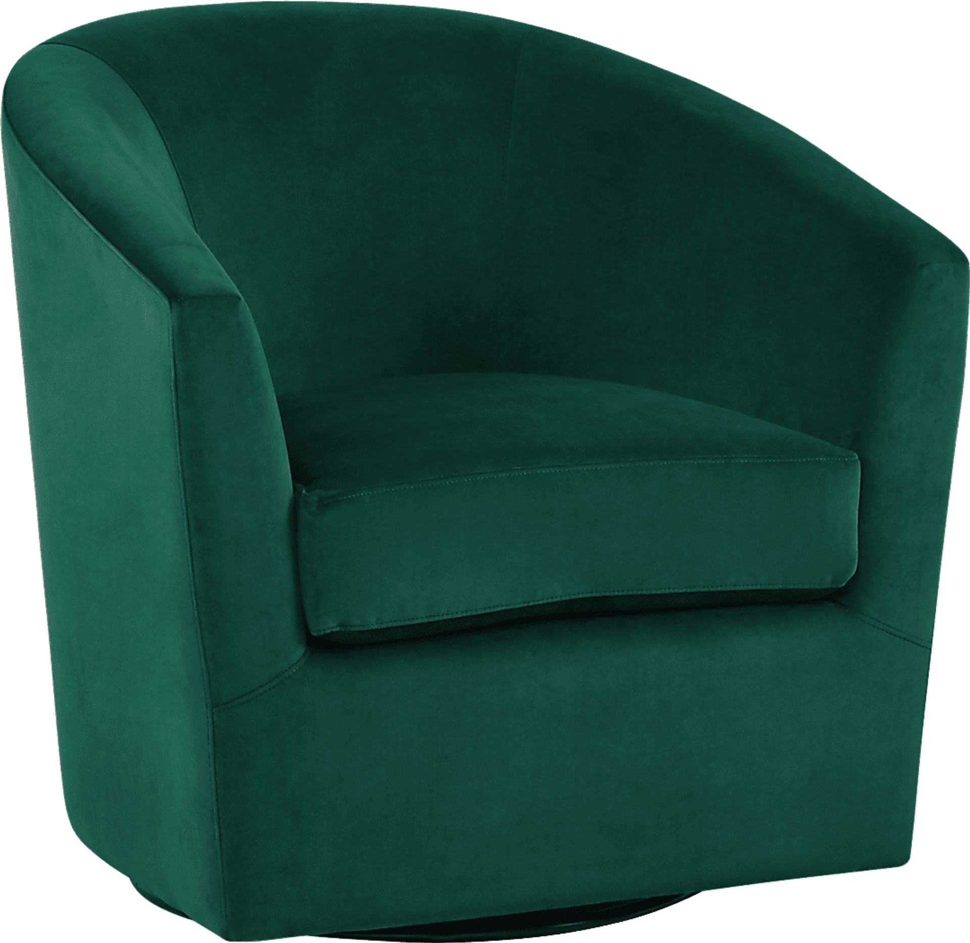 Jacey Emerald Accent Swivel Chair - Image 1