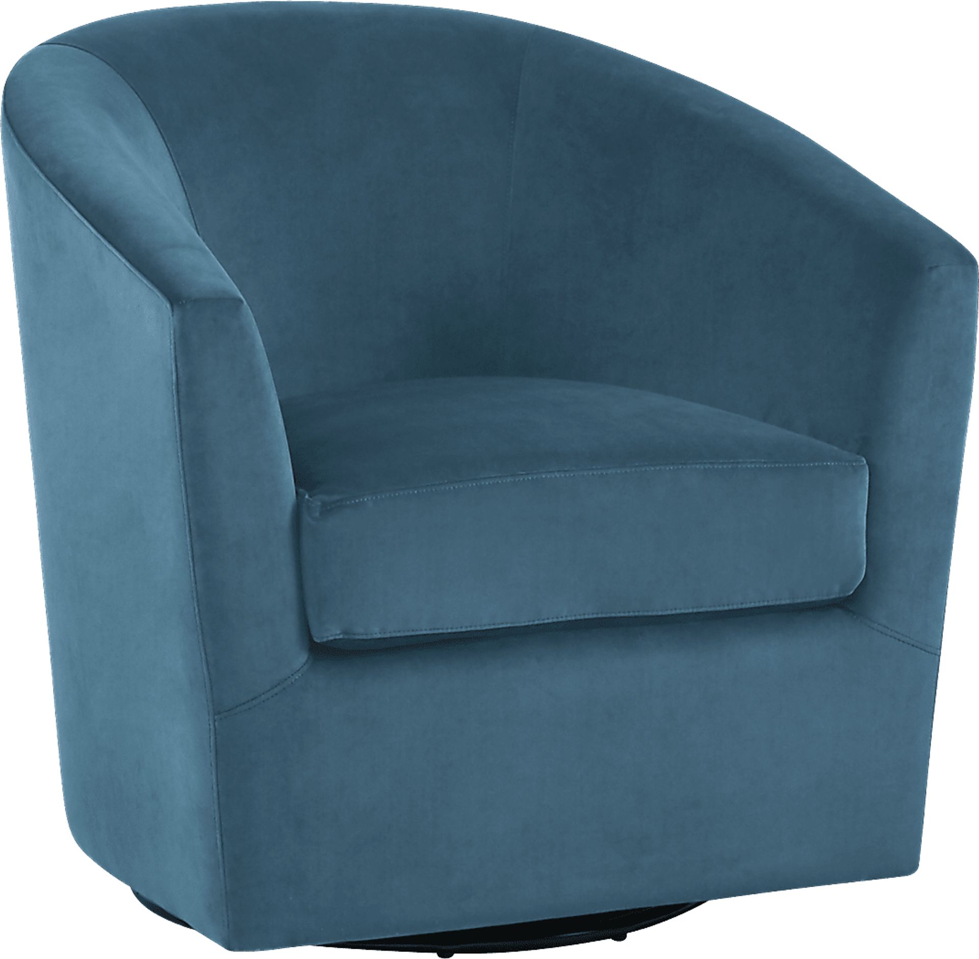 Jacey Indigo Accent Swivel Chair - Image 1