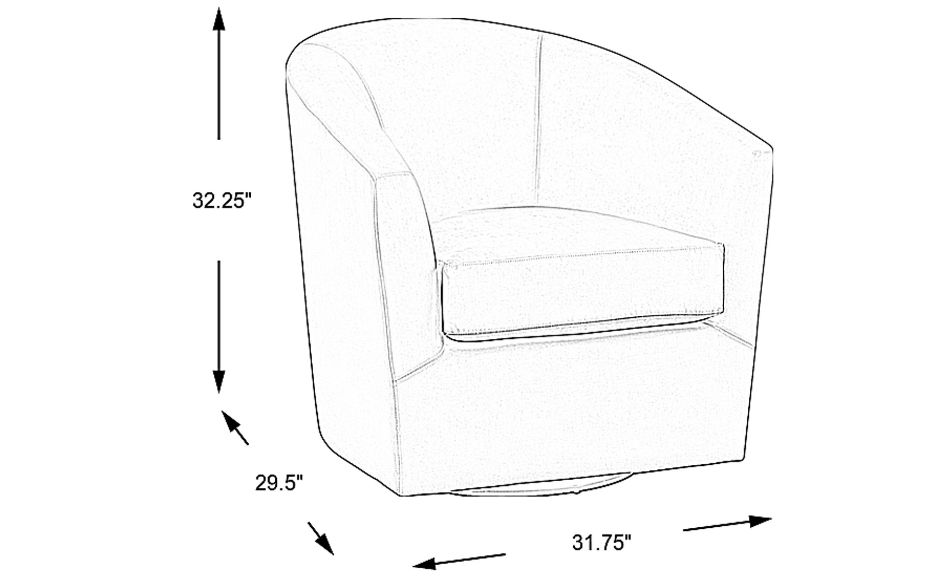 Dimension Image. Please refer to the Dimension Tab on this page for dimension details.