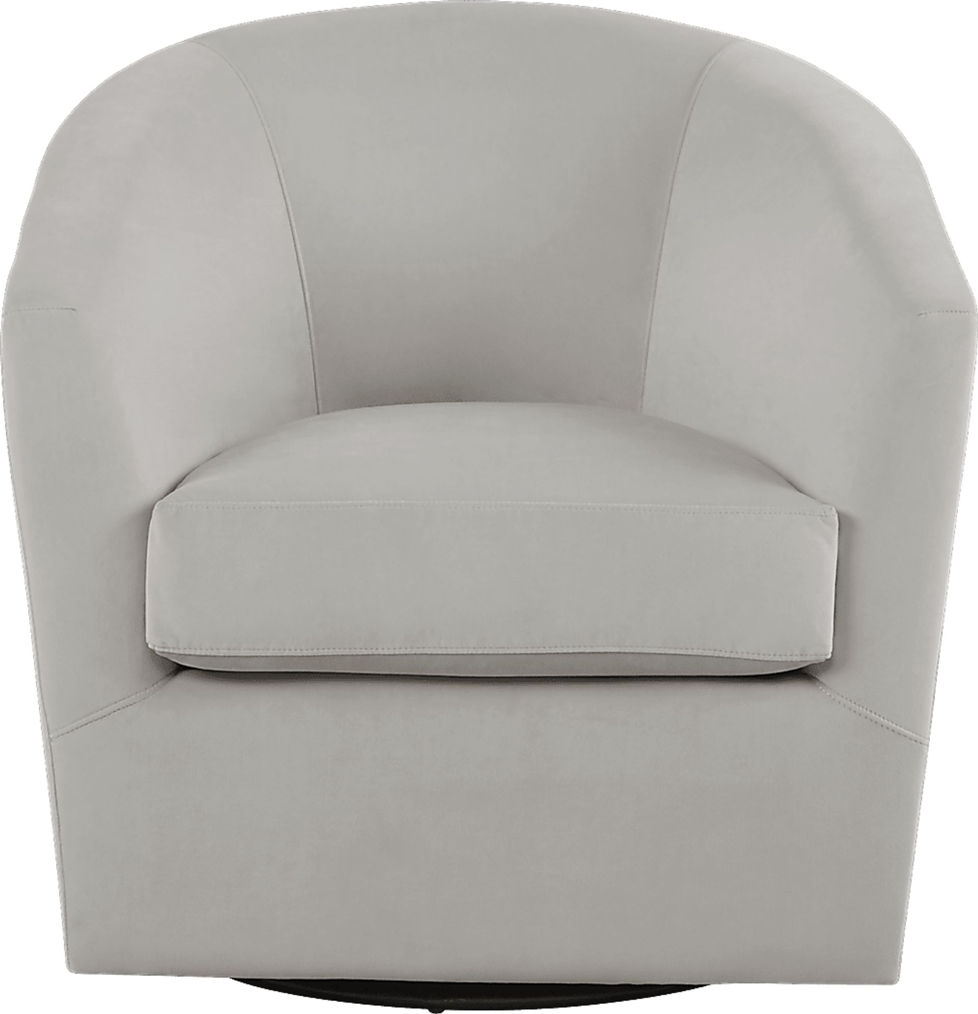 Jacey Platinum Accent Swivel Chair - Image 2