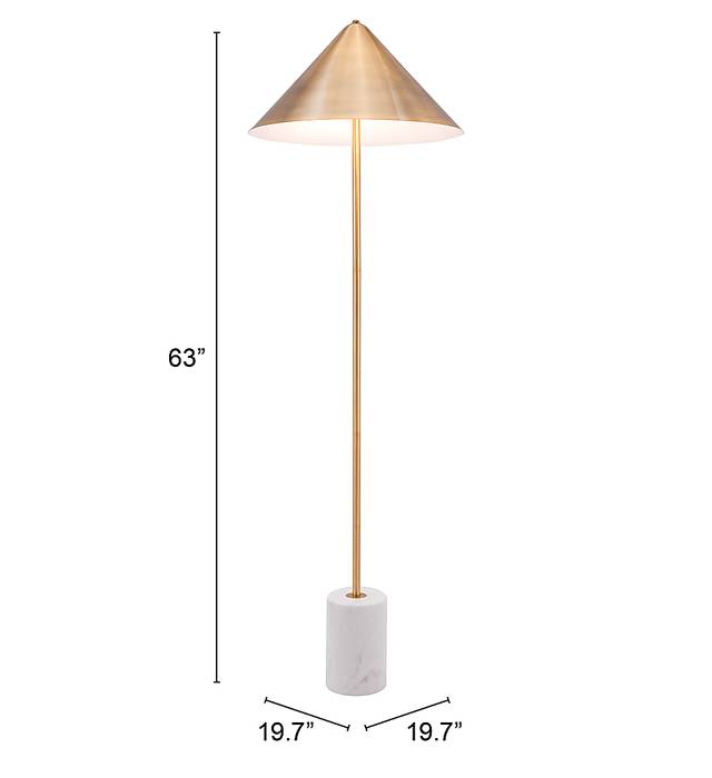 Jacinto Way Beige Floor Lamp - Thumbnail - Image 6