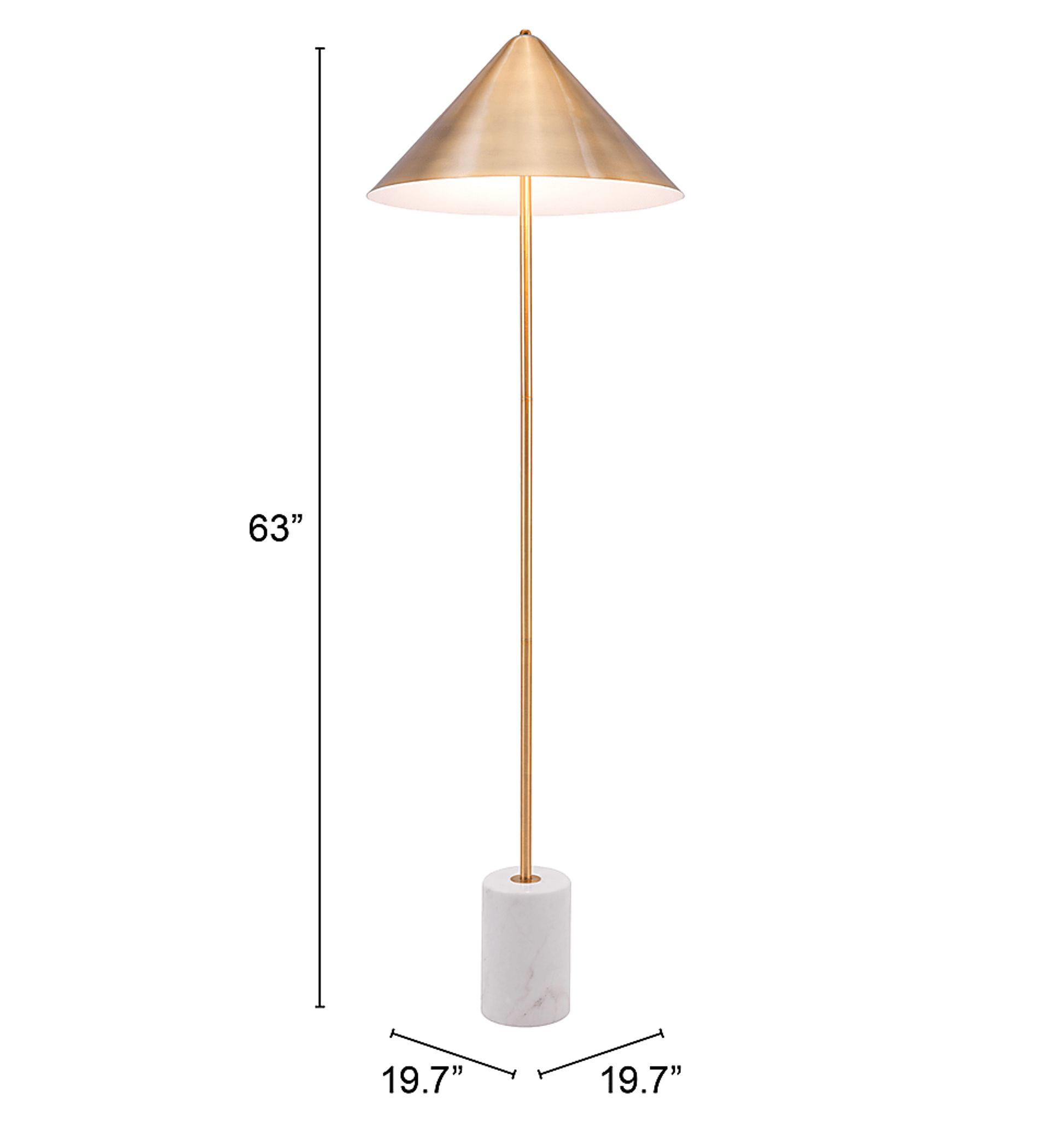 Jacinto Way Beige Floor Lamp - Image 6