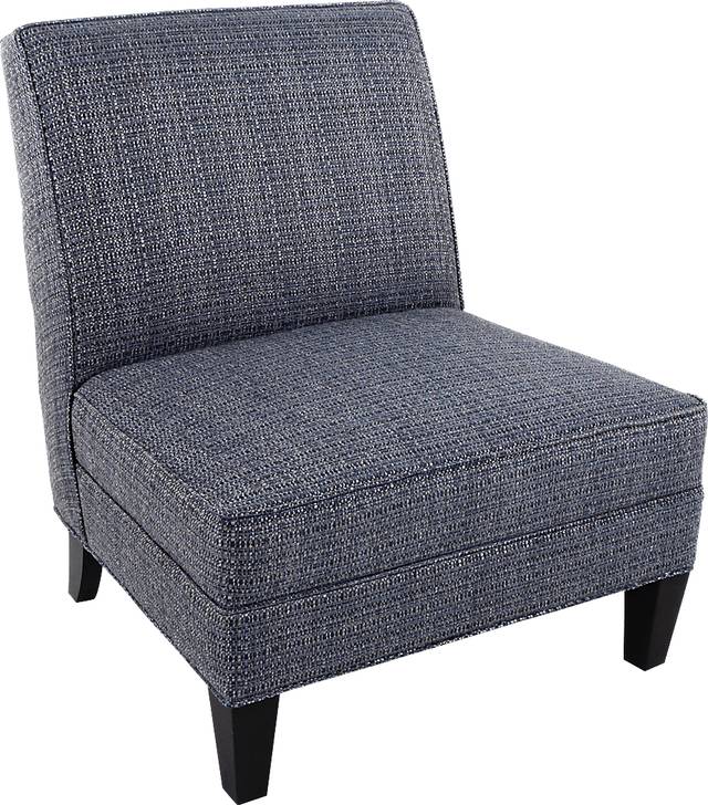 Jackie Denim Accent Chair - Thumbnail - Image 1