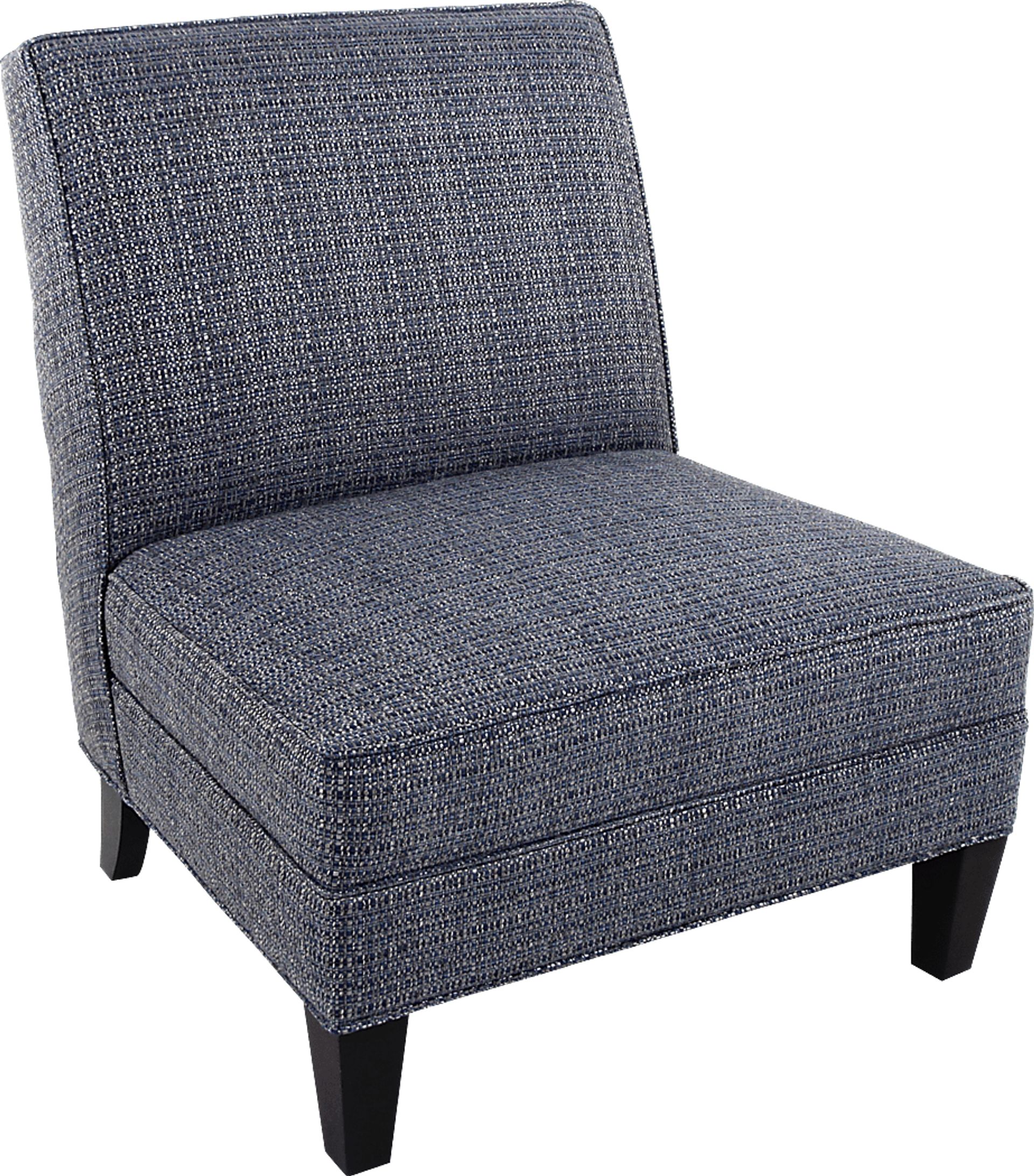 Jackie Denim Accent Chair - Image 1