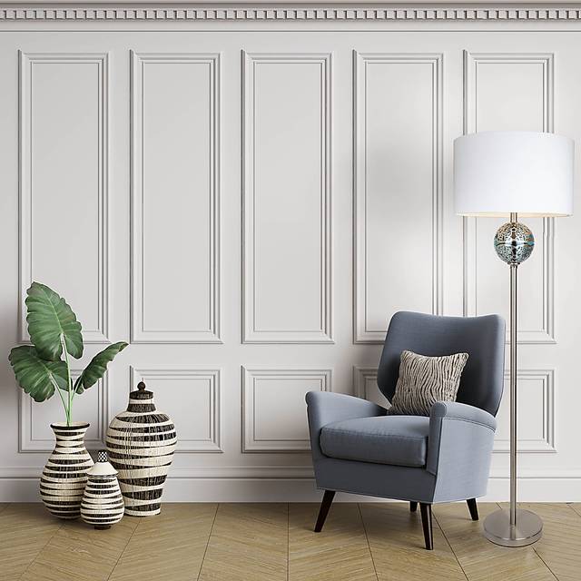 Jacksith Street Nickel Floor Lamp - Thumbnail - Image 4